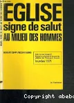 Église signe de salut au milieu des hommes