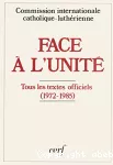 Face à l'unité