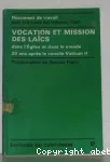 Vocation et mission des laïcs