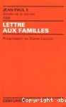 Lettre aux familles