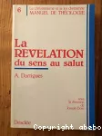 La révélation du sens au salut Tome 6